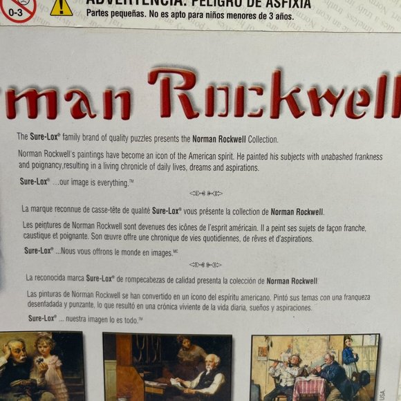 Norman Rockwell Doctor and Doll/Bedtime 1000 Piece Puzzle NIB - Picture 6 of 7